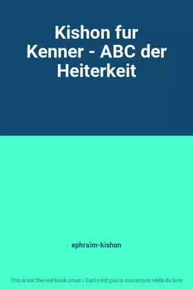 Couverture du produit · Kishon fur Kenner - ABC der Heiterkeit