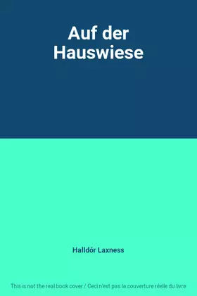 Couverture du produit · Auf der Hauswiese