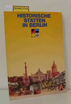 Couverture du produit · Historische Stätten in Berlin.