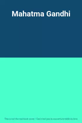 Couverture du produit · Mahatma Gandhi