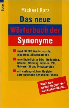 Couverture du produit · Das neue Wörterbuch der Synonyme