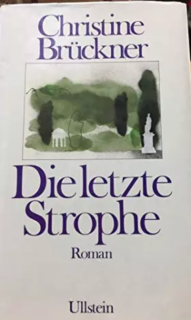 Couverture du produit · Die letzte Strophe