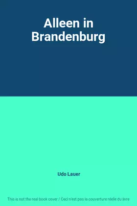Couverture du produit · Alleen in Brandenburg