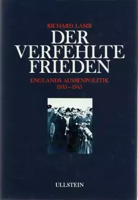 Couverture du produit · Der verfehlte Frieden
