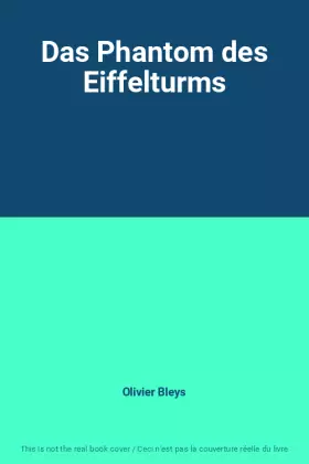 Couverture du produit · Das Phantom des Eiffelturms