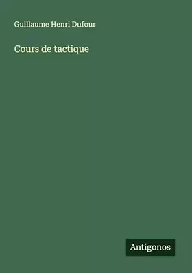 Couverture du produit · Cours de tactique