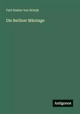 Couverture du produit · Die Berliner Märztage