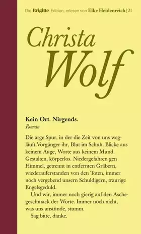 Couverture du produit · Kein Ort. Nirgends. Brigitte-Edition Band 21