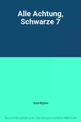 Couverture du produit · Alle Achtung, Schwarze 7