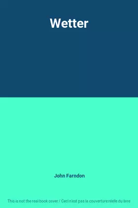 Couverture du produit · Wetter