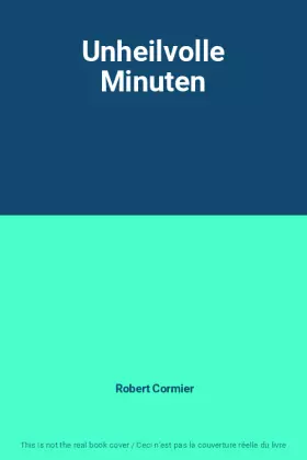 Couverture du produit · Unheilvolle Minuten