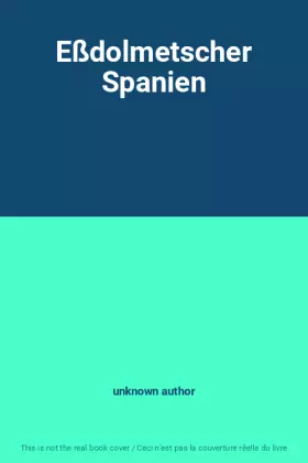 Couverture du produit · Eßdolmetscher Spanien