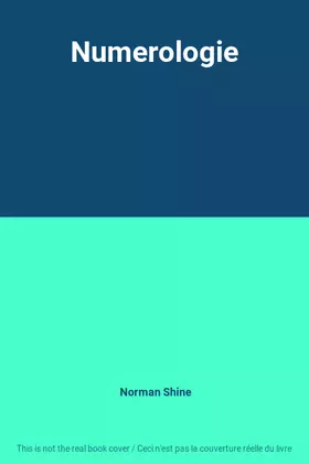 Couverture du produit · Numerologie