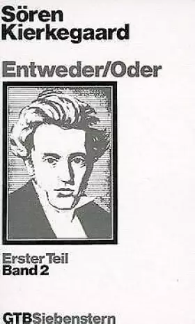 Couverture du produit · Entweder / Oder. Erster Teil, Bd. 2 (Book on Demand)