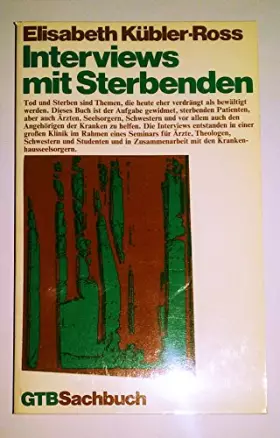 Couverture du produit · Interviews mit Sterbenden. ( GTB Sachbuch).
