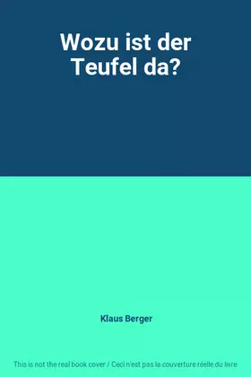 Couverture du produit · Wozu ist der Teufel da?