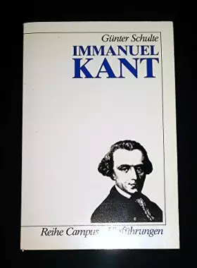 Couverture du produit · Immanuel Kant (Campus Einführungen)