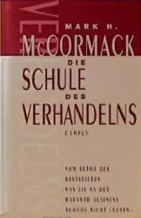 Couverture du produit · Die Schule des Verhandelns
