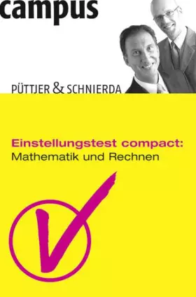 Couverture du produit · Einstellungstest compact: Mathematik und Rechnen
