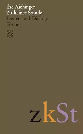 Couverture du produit · Zu keiner Stunde: Szenen und Dialoge