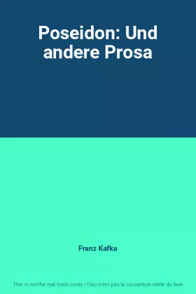 Couverture du produit · Poseidon: Und andere Prosa