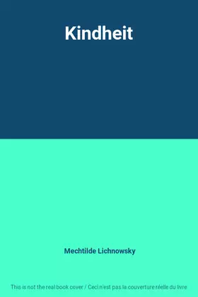 Couverture du produit · Kindheit