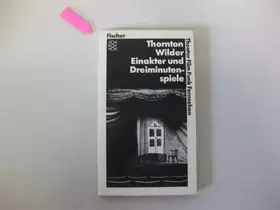 Couverture du produit · Einakter und Dreiminutenspiele