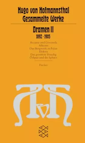 Couverture du produit · Dramen II: (1892-1905)