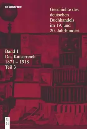Couverture du produit · Das Kaiserreich 1871 - 1918