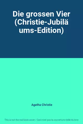 Couverture du produit · Die grossen Vier (Christie-Jubiläums-Edition)