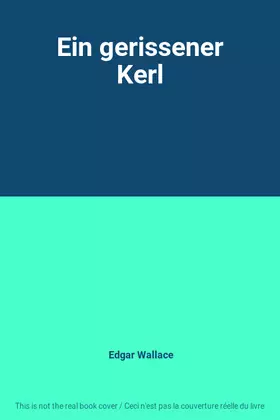 Couverture du produit · Ein gerissener Kerl