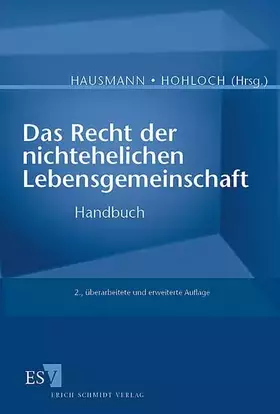Couverture du produit · Das Recht der nichtehelichen Lebensgemeinschaft: Handbuch