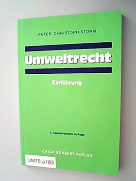 Couverture du produit · Umweltrecht : Einführung.