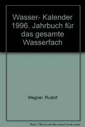 Couverture du produit · Wasser-Kalender (WK) 1996