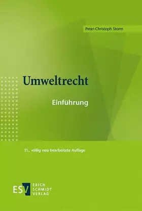 Couverture du produit · Umweltrecht: Einführung