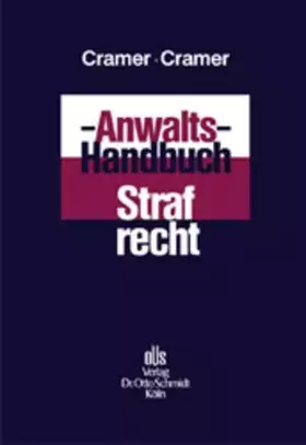 Couverture du produit · Anwalts-Handbuch Strafrecht