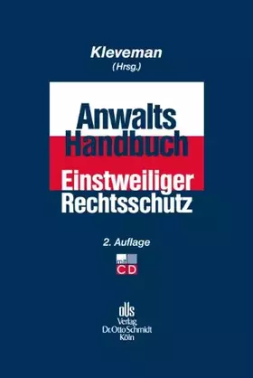 Couverture du produit · Anwalts-Handbuch Einstweiliger Rechtsschutz