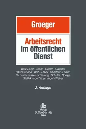 Couverture du produit · Arbeitsrecht im öffentlichen Dienst