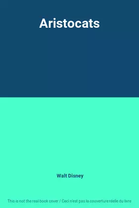 Couverture du produit · Aristocats
