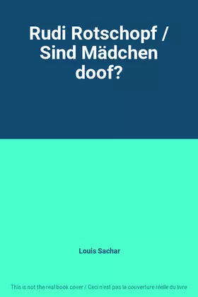 Couverture du produit · Rudi Rotschopf / Sind Mädchen doof?
