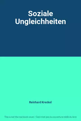 Couverture du produit · Soziale Ungleichheiten