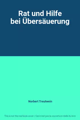 Couverture du produit · Rat und Hilfe bei Übersäuerung