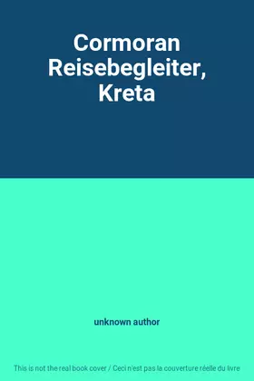 Couverture du produit · Cormoran Reisebegleiter, Kreta