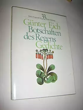 Couverture du produit · Botschaften des Regens: Gedichte