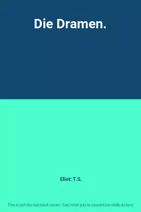 Couverture du produit · Die Dramen.