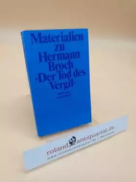 Couverture du produit · Materialien zu Hermann Broch "Der Tod des Vergil".