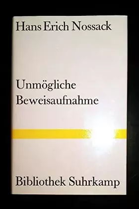 Couverture du produit · Unmögliche Beweisaufnahme
