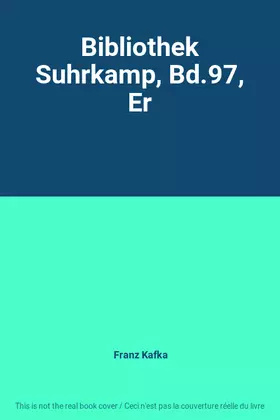 Couverture du produit · Bibliothek Suhrkamp, Bd.97, Er