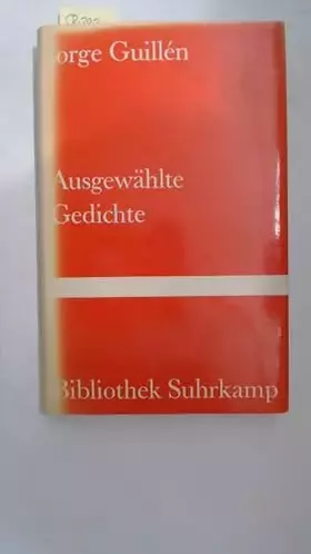 Couverture du produit · Ausgewählte Gedichte (Bibliothek Suhrkamp)