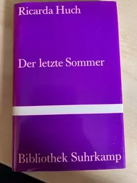 Couverture du produit · Der letzte Sommer